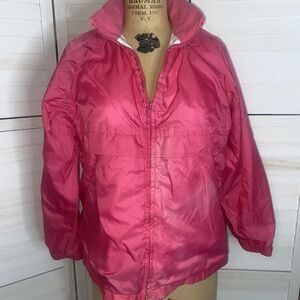 80s 90s Windbreaker Jacket Be In The Current Seen Pink Sz Medium